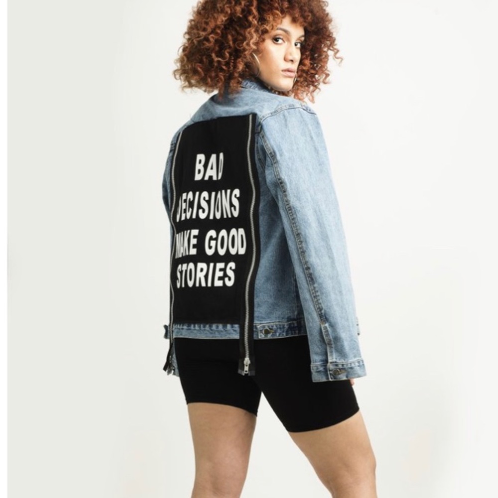 B.A.D. Decisions “Jean Jacket “ Brand New